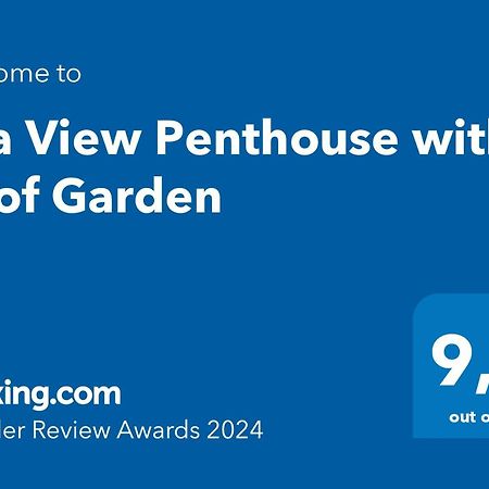 Apartamento Sea View Penthouse With Roof Garden La Canea Exterior foto