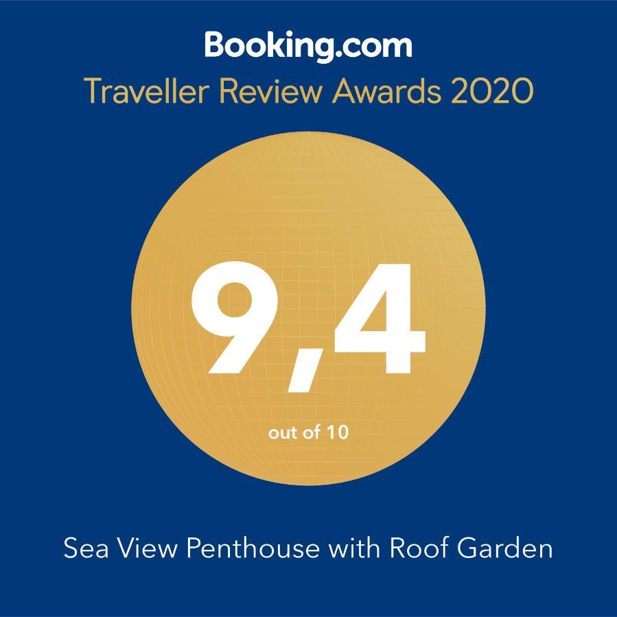 Apartamento Sea View Penthouse With Roof Garden La Canea Exterior foto
