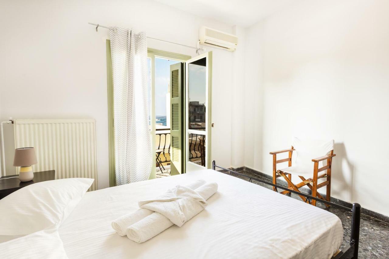 Apartamento Sea View Penthouse With Roof Garden La Canea Exterior foto